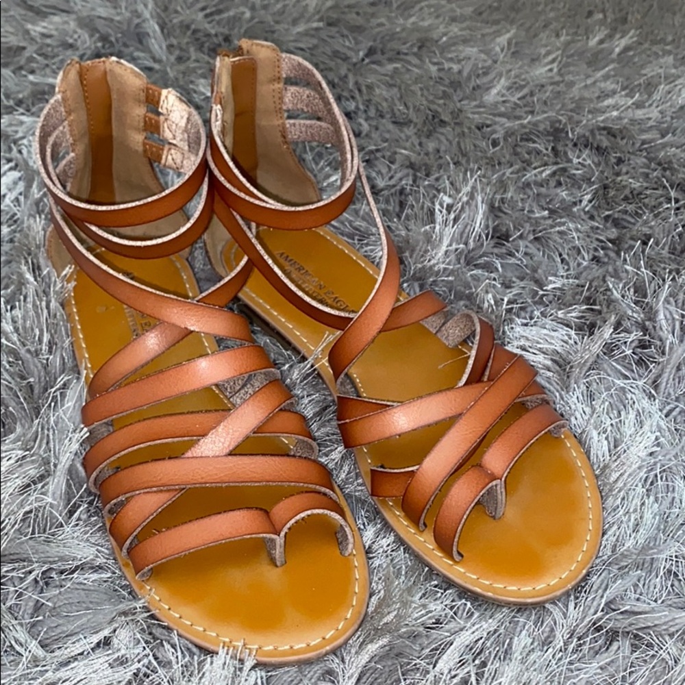 American Eagle Zip up sandals